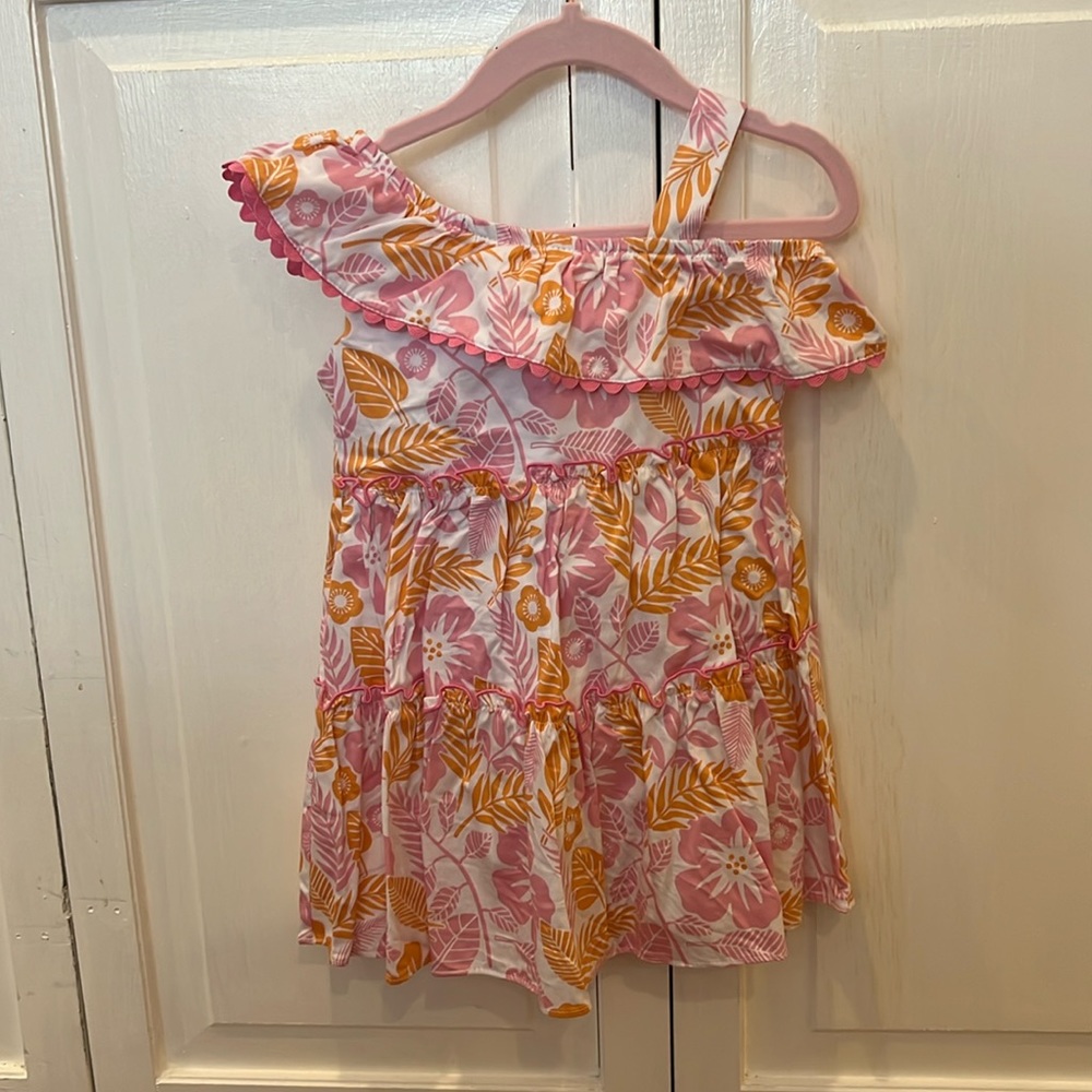 Girl 2T one shoulder dress